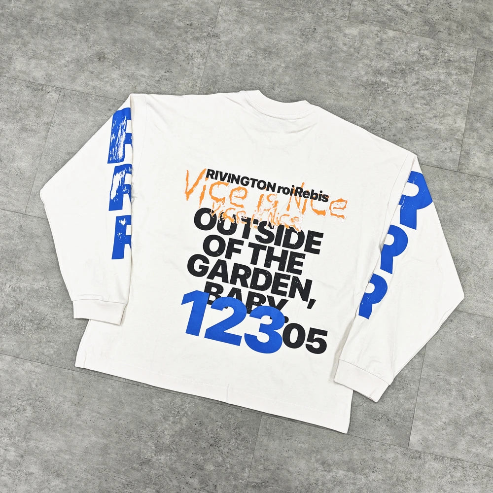 Florida 123 Text Graphic Long Sleeve T-Shirt