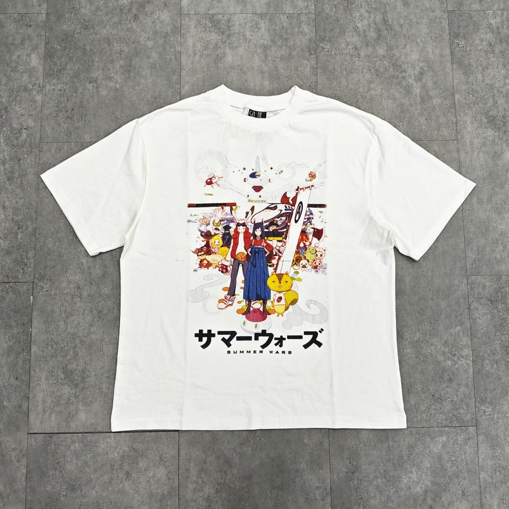 Summer Wars Anime Graphic T-Shirt