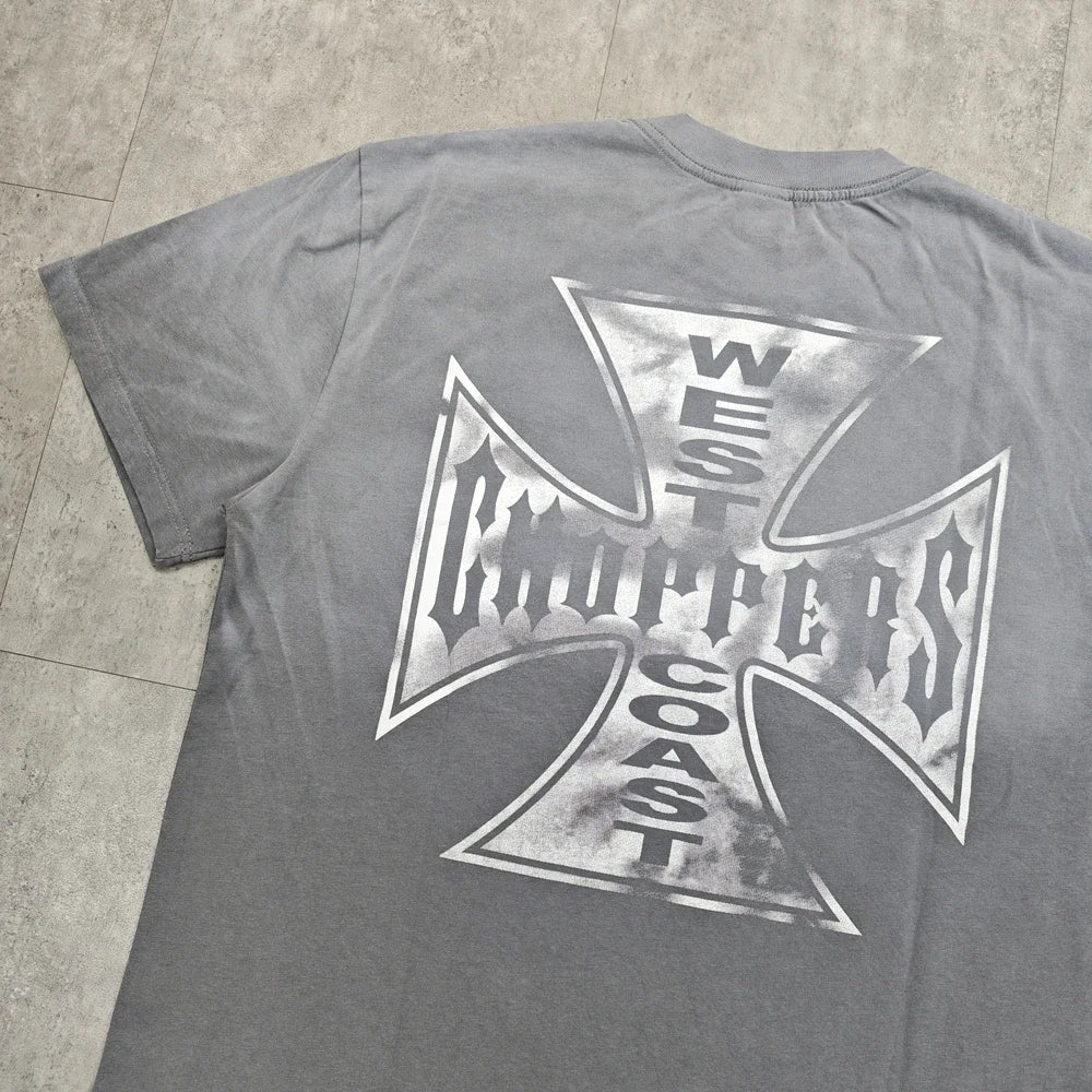 Vintage Cross Logo Washed T-Shirt
