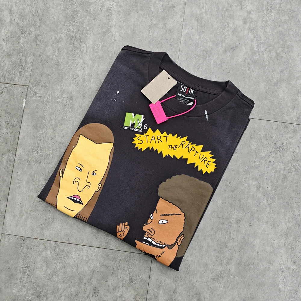 Cartoon Character Graphic Saint T-Shirt