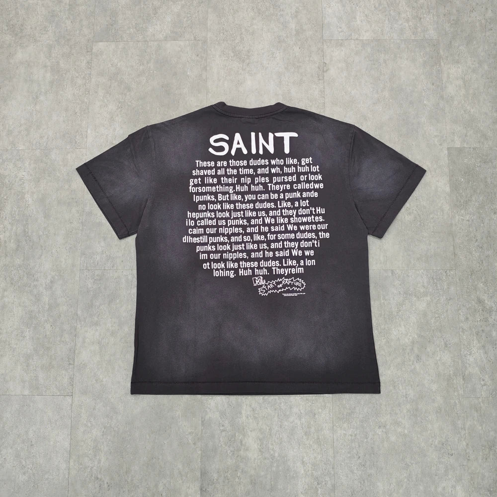 Cartoon Character Graphic Saint T-Shirt