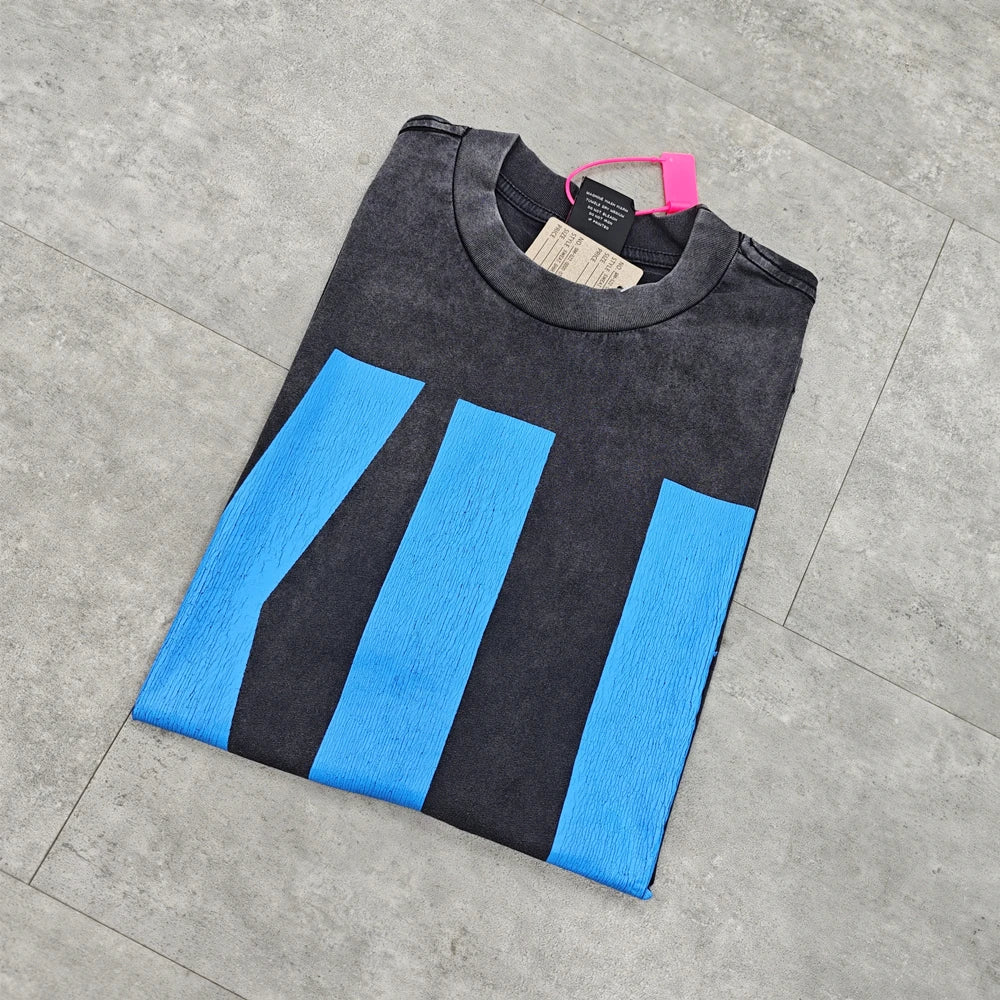 Blue KLF Letter T-Shirt