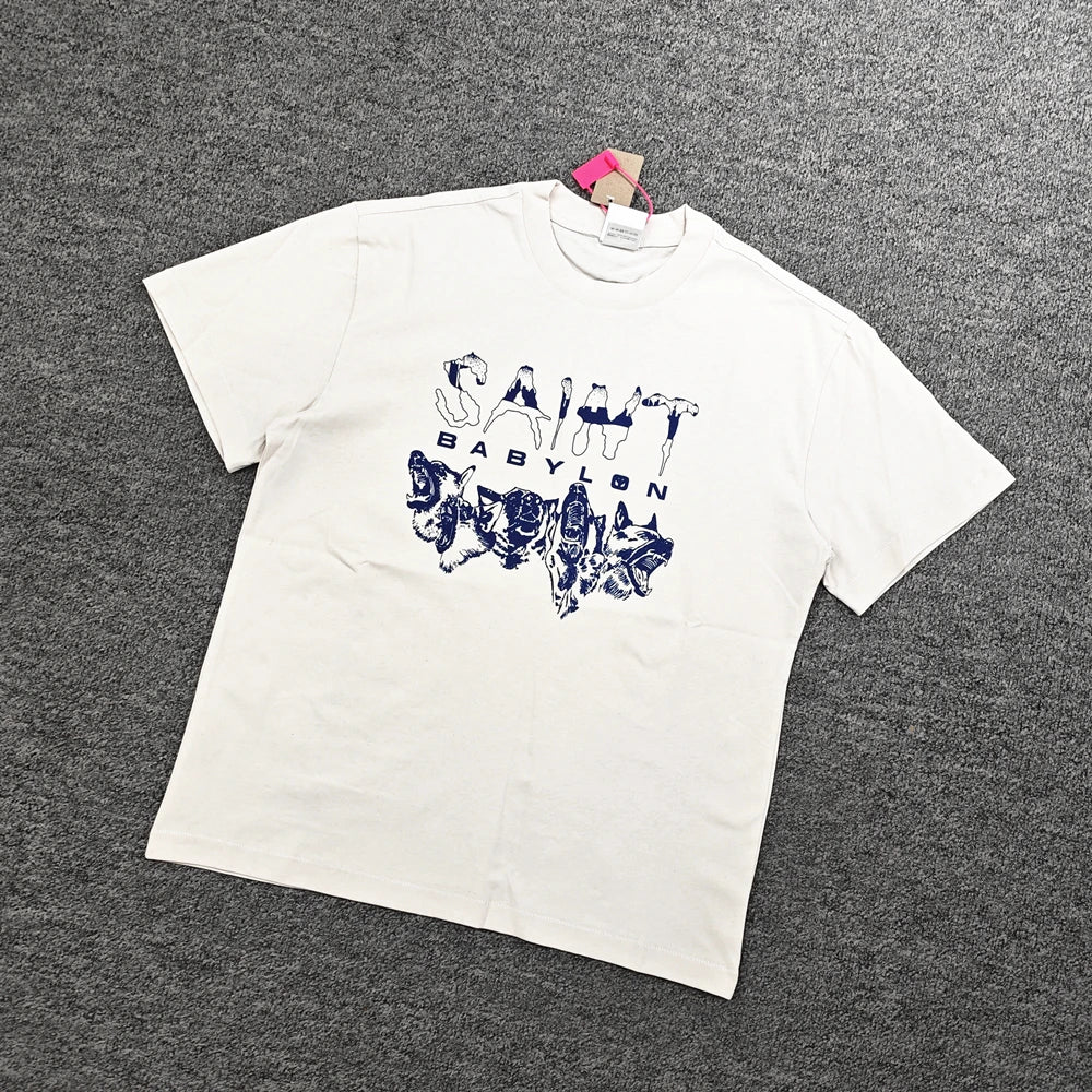 Wolf Graphic Oversize T-Shirt