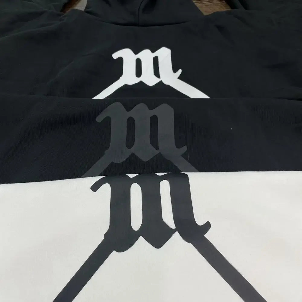 Monogram Back-Print Oversized Hoodie