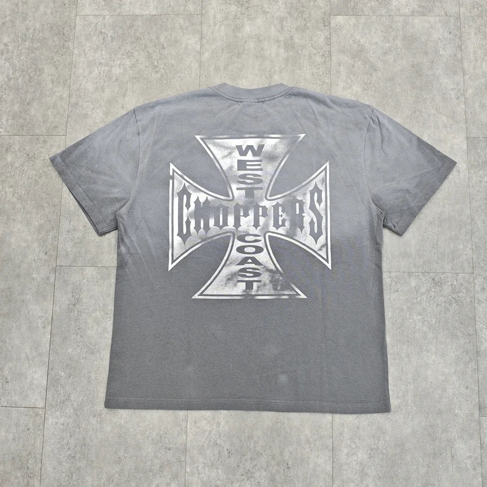 Vintage Cross Logo Washed T-Shirt