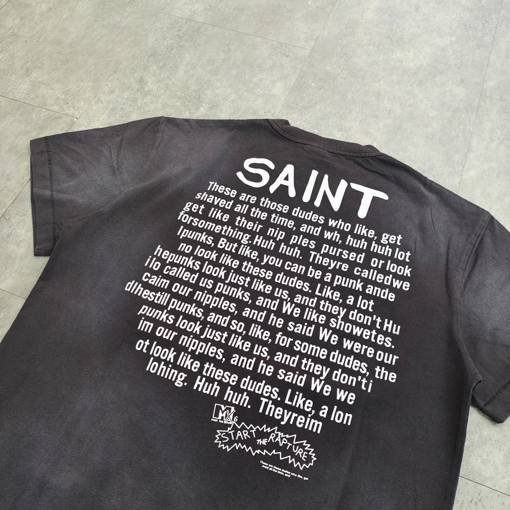 Cartoon Character Graphic Saint T-Shirt
