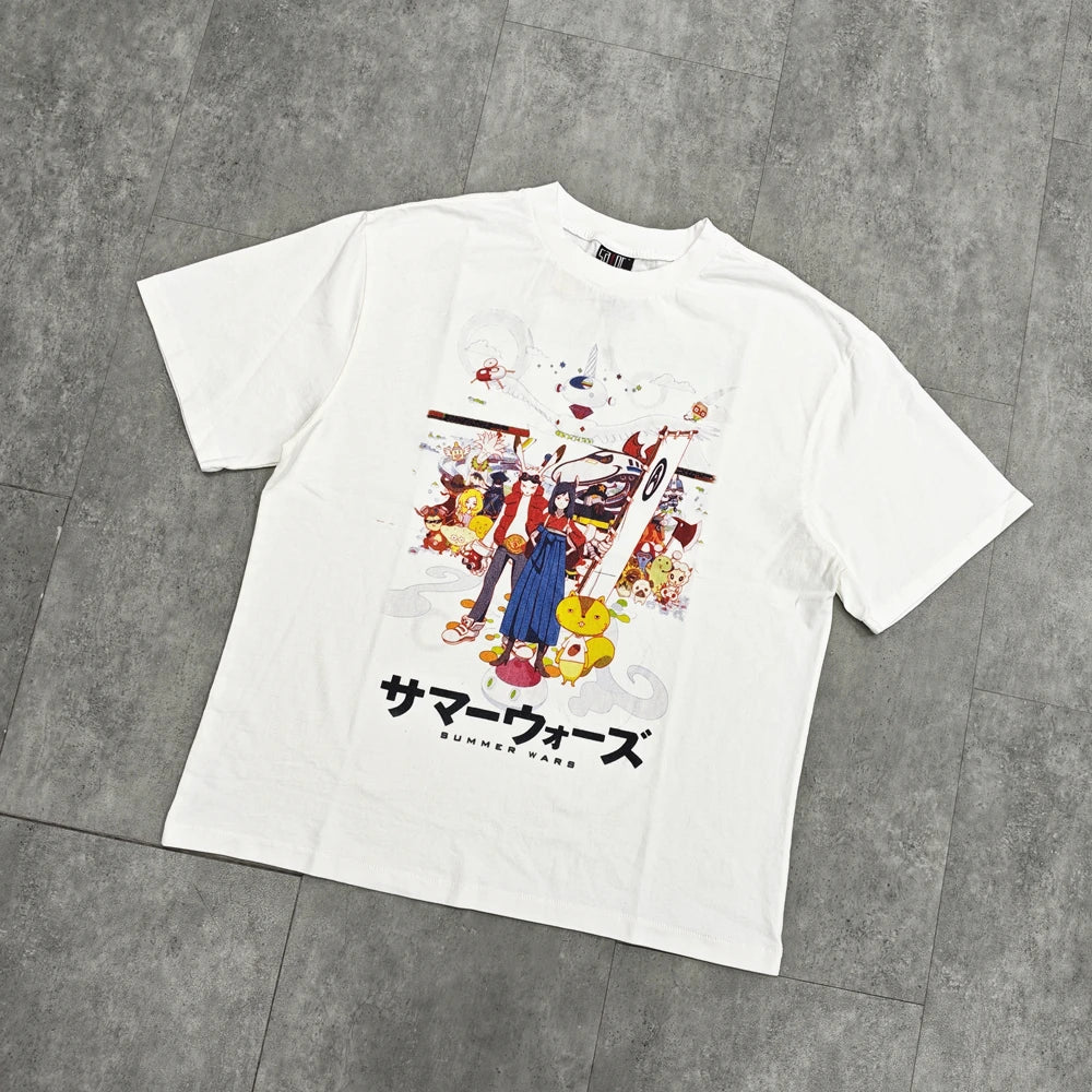 Summer Wars Anime Graphic T-Shirt