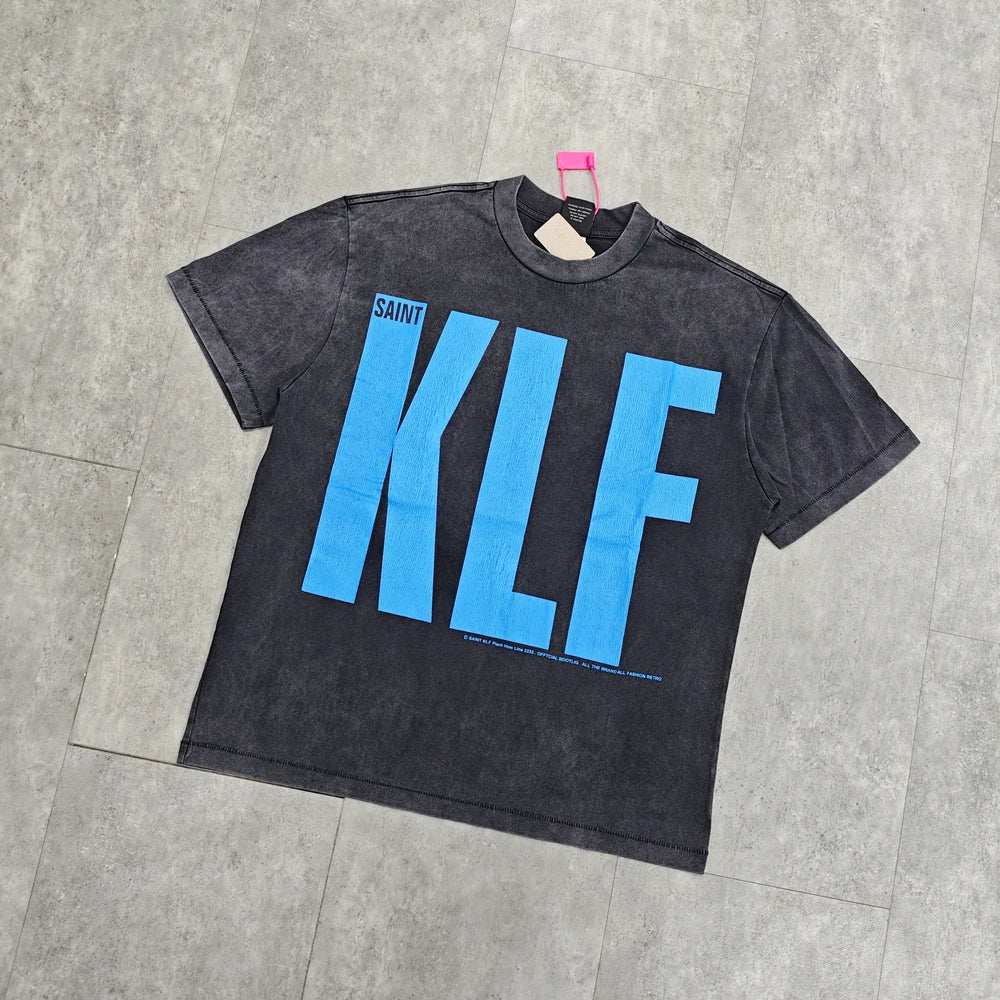 Blue KLF Letter T-Shirt
