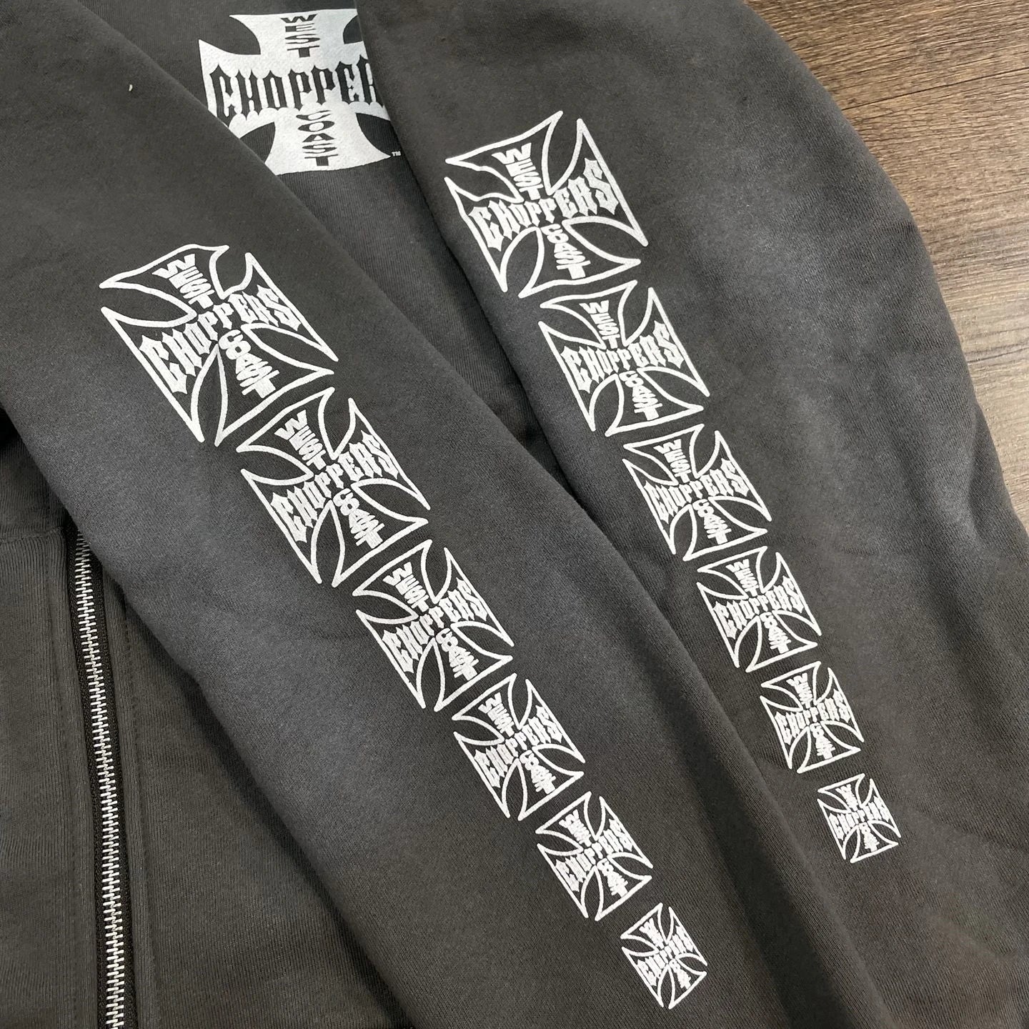 Vintage Washed Cross Graphic Oversized Hoodie
