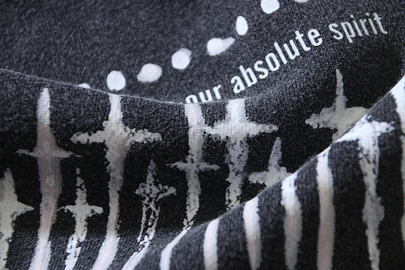 Washed Graphic Cotton Sweat Shorts