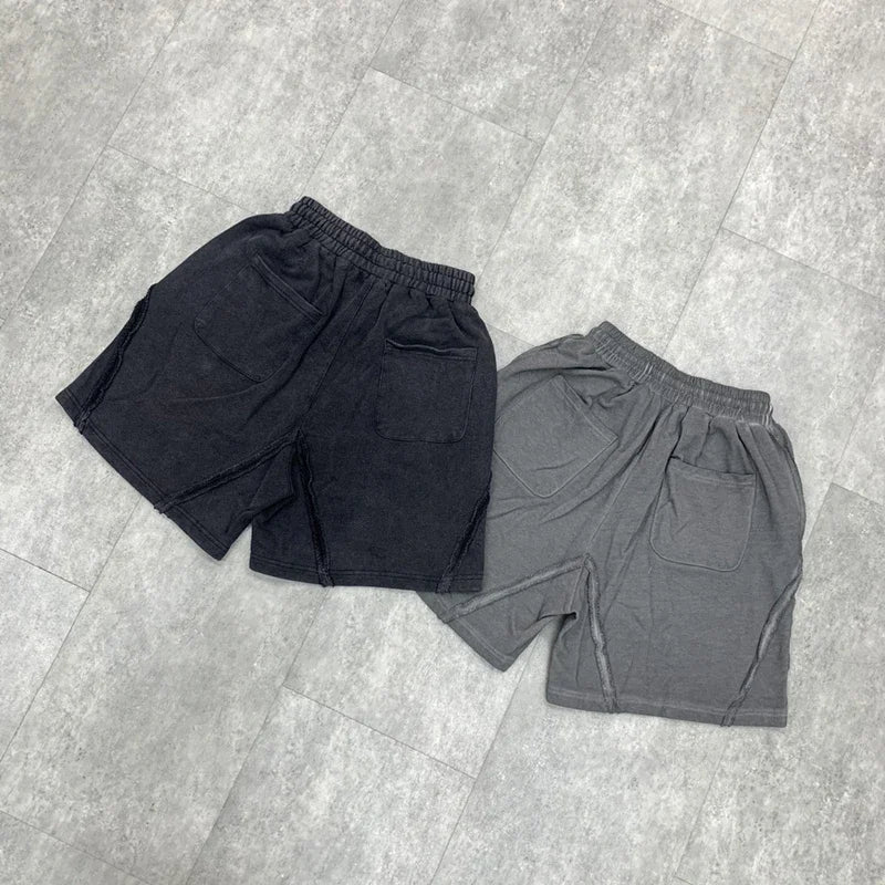 Vintage Wash Metal Logo Sweat Shorts