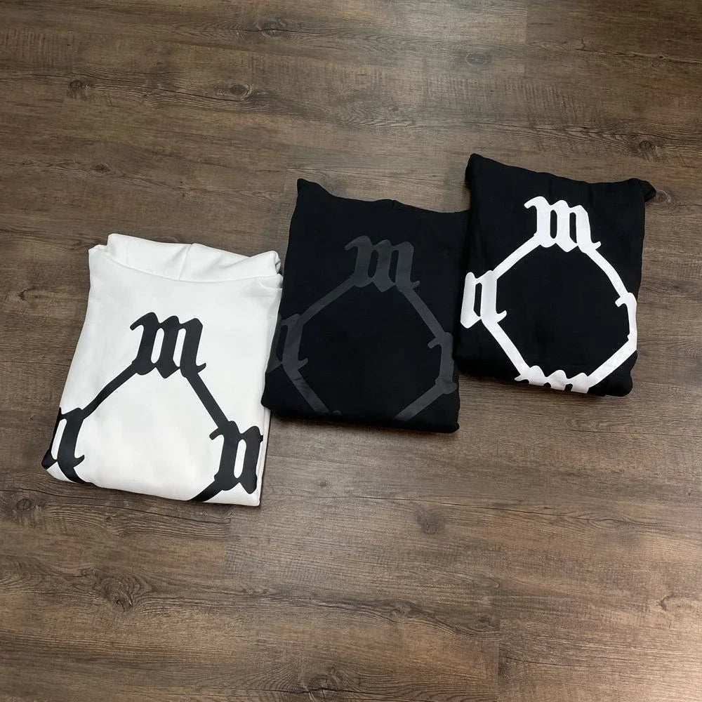 Monogram Back-Print Oversized Hoodie
