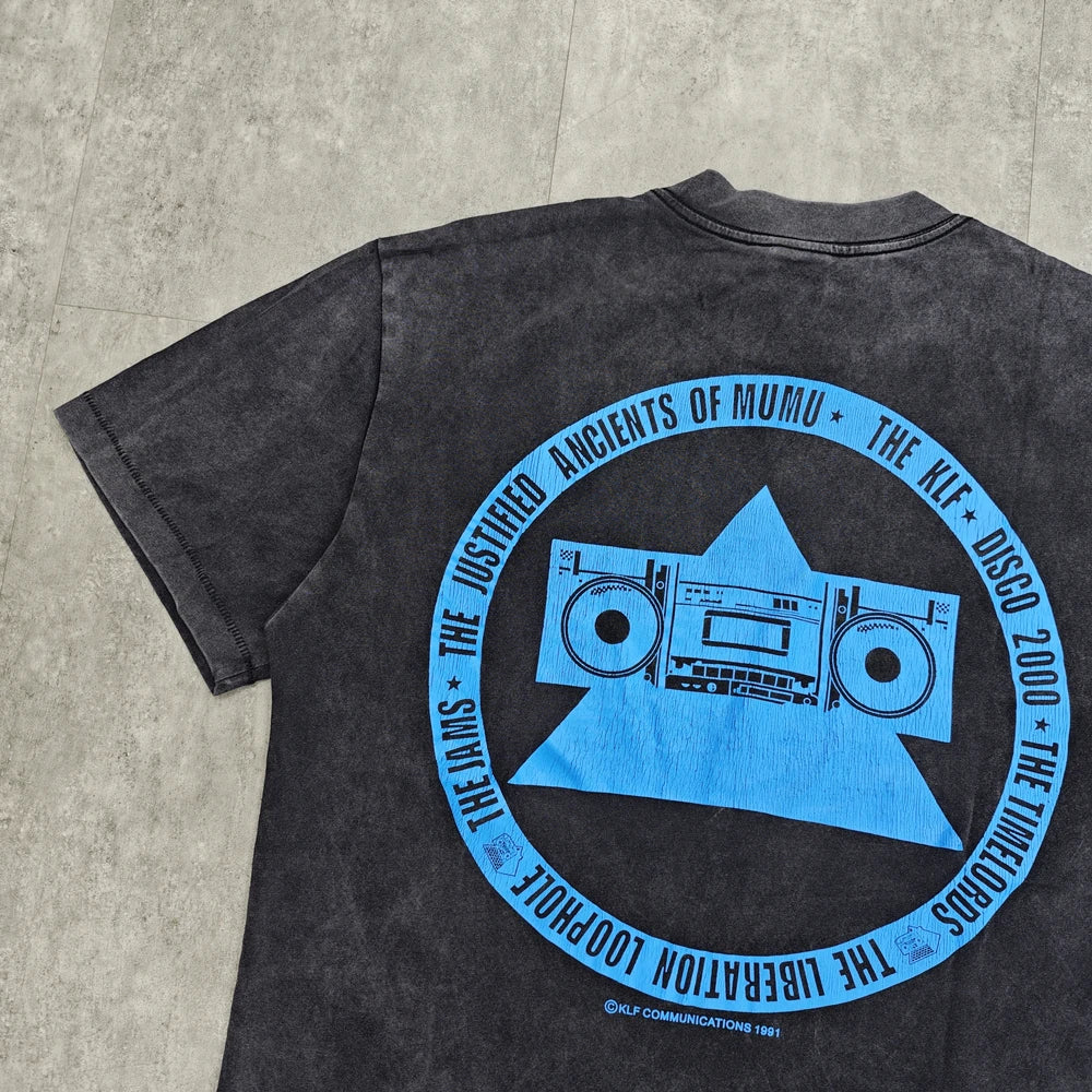 Blue KLF Letter T-Shirt