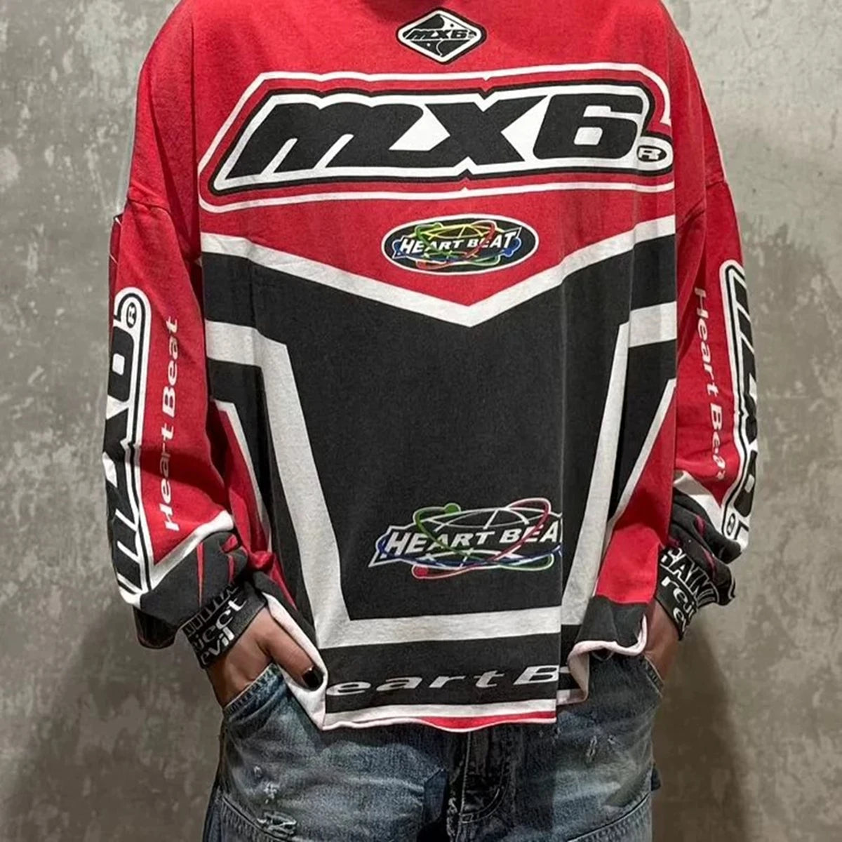 MX6 Racing Graphic Long Sleeve T-Shirt