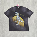Moon Rider Dinosaur Graphic T-Shirt