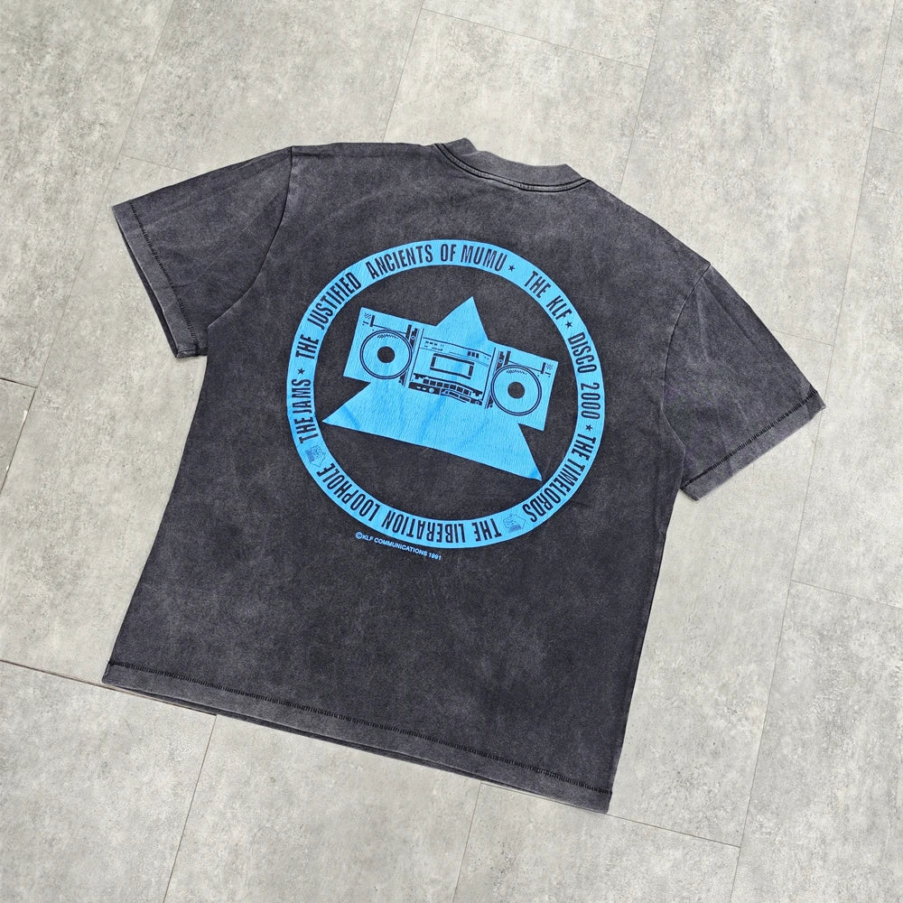Blue KLF Letter T-Shirt