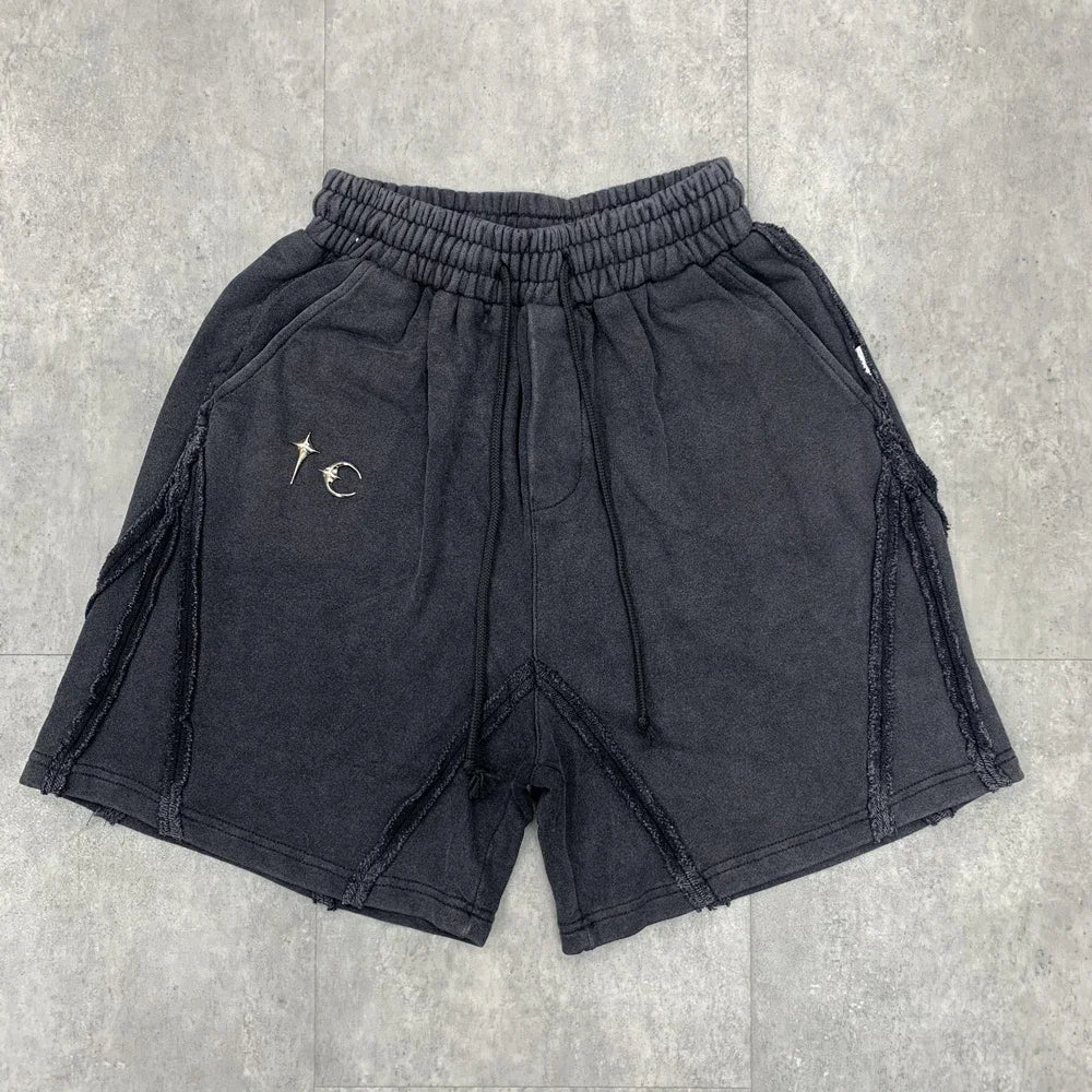 Vintage Wash Metal Logo Sweat Shorts